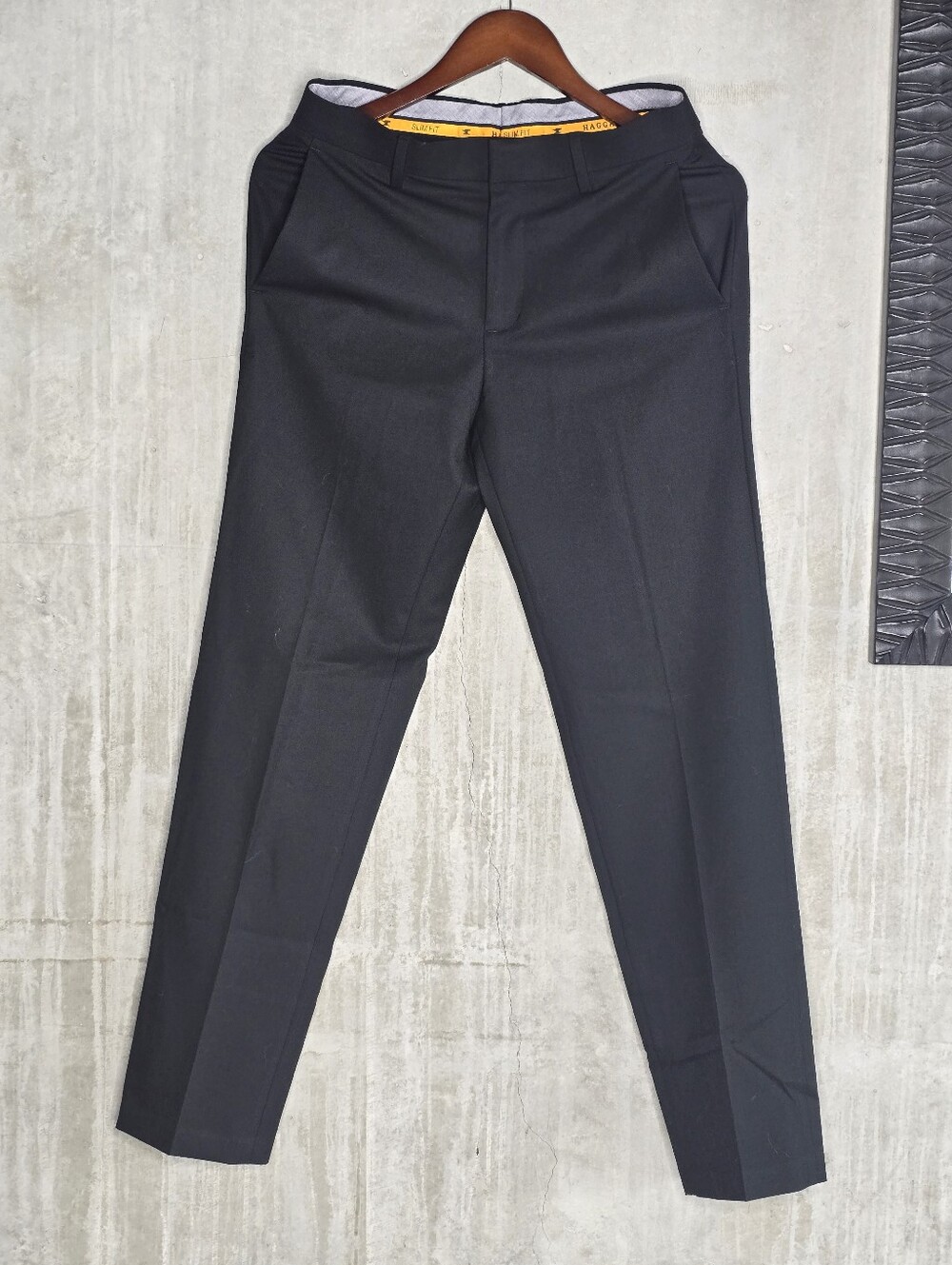 Haggar Black Men's Dress Pants Size 28x30